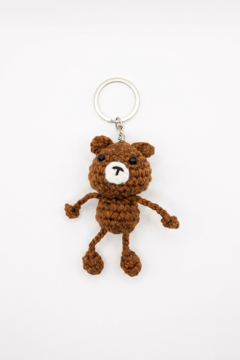 Woolen Bear Keychain