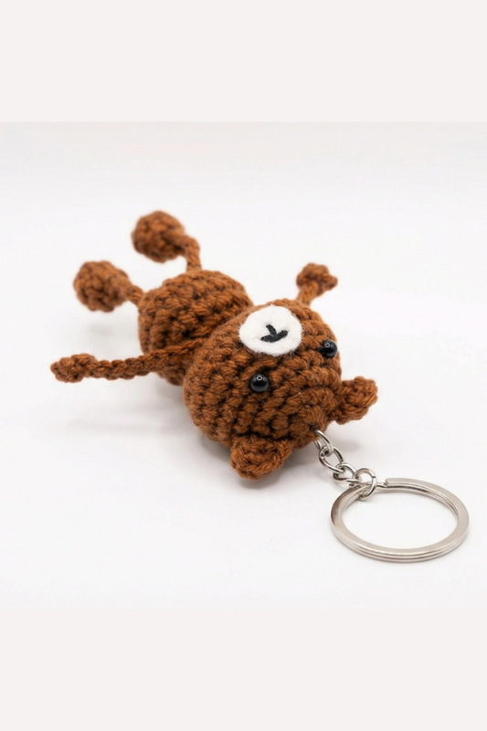 Woolen Bear Keychain