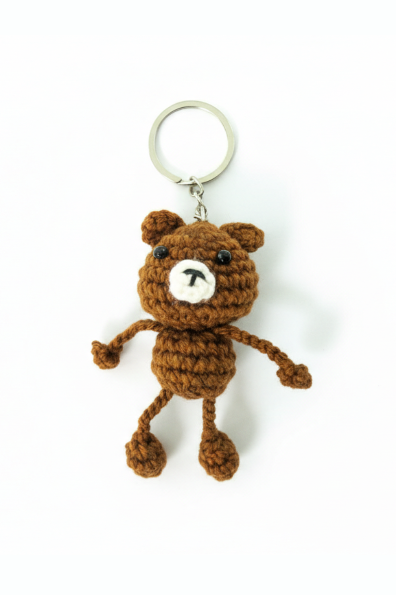 Woolen Bear Keychain