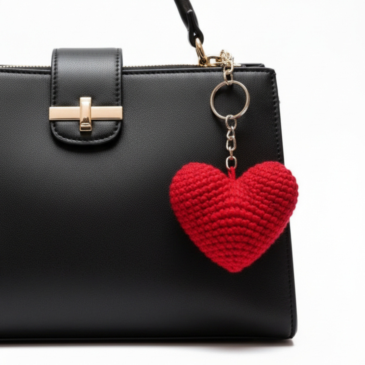 Woolen Heart Keychain ❤️