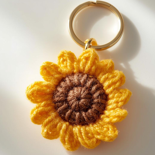 Sunflower Keychain 🌻