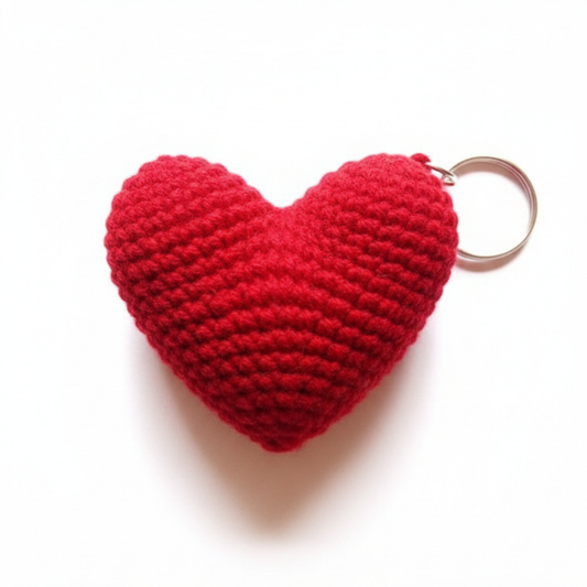 Woolen Heart Keychain ❤️