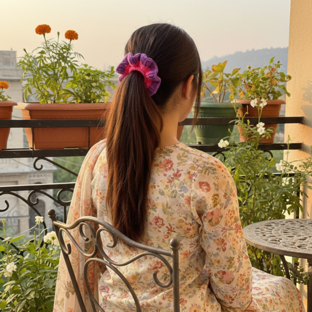 Woolen Scrunchies 💜